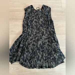 Free People Fake Love Camo Mini Dress